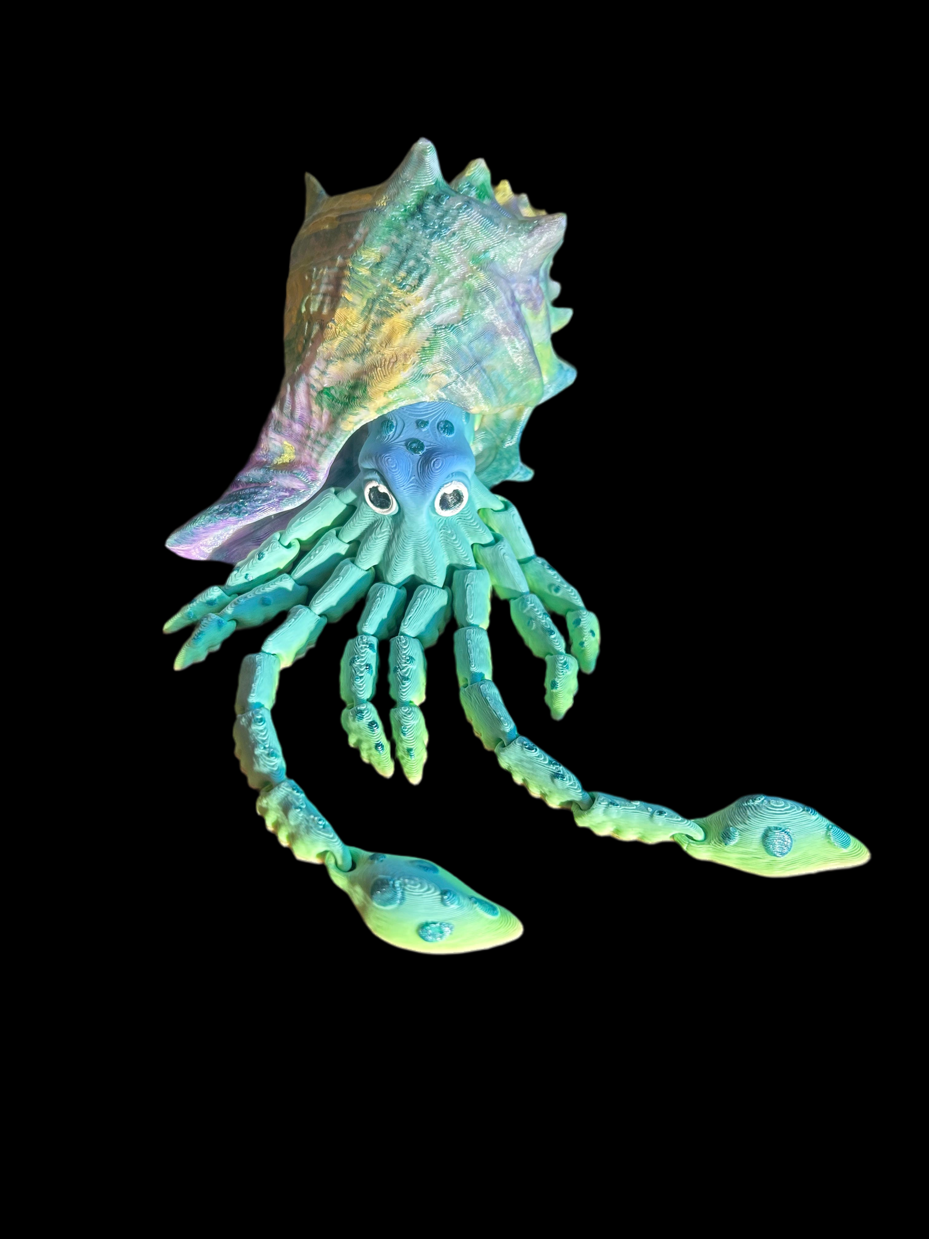 Squid - Hand Painted