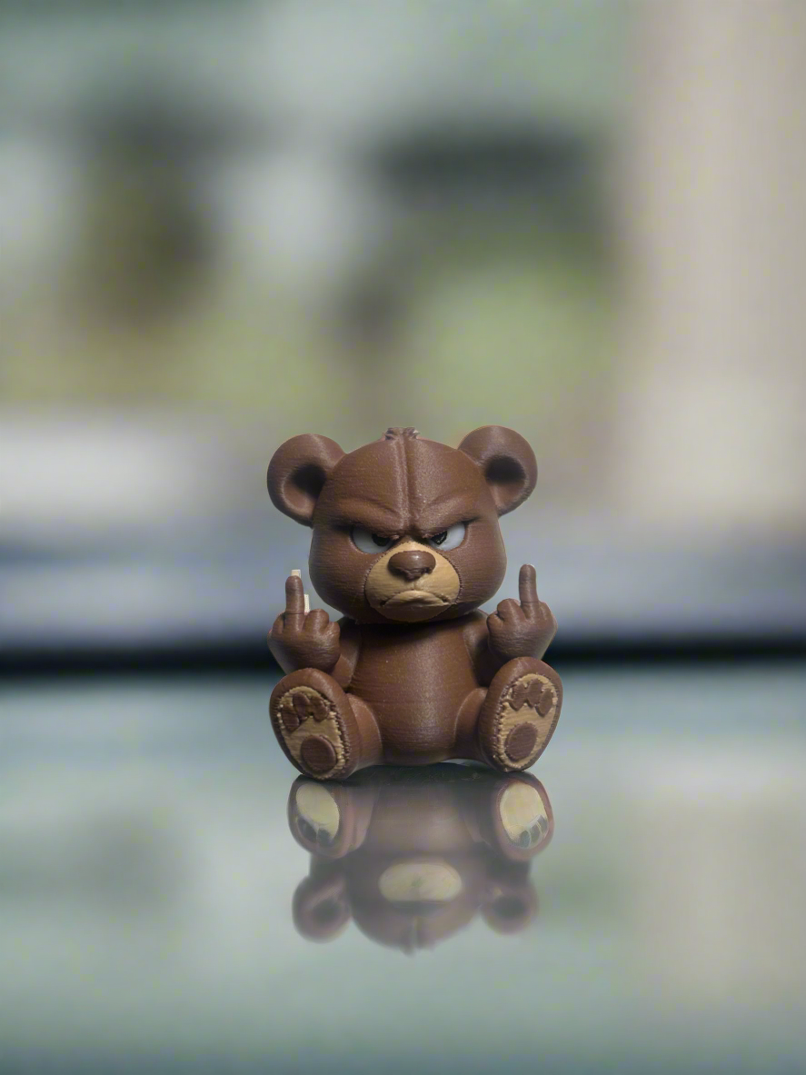 Grumpy Bear Keychain