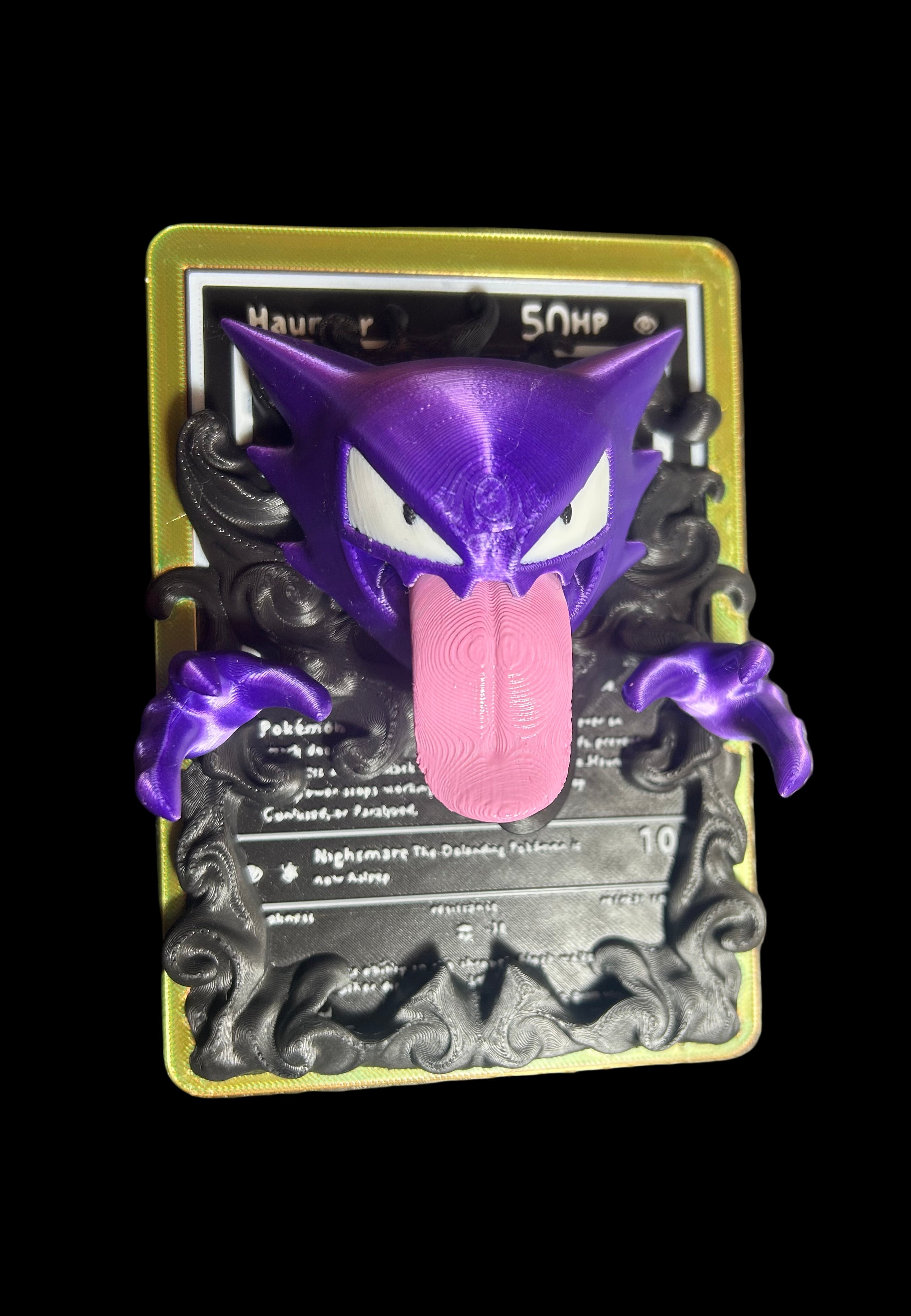 3D Haunter Fan Art Trading Card Wall Hanging
