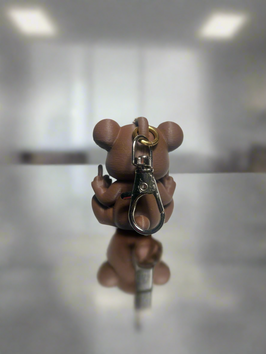 Grumpy Bear Keychain